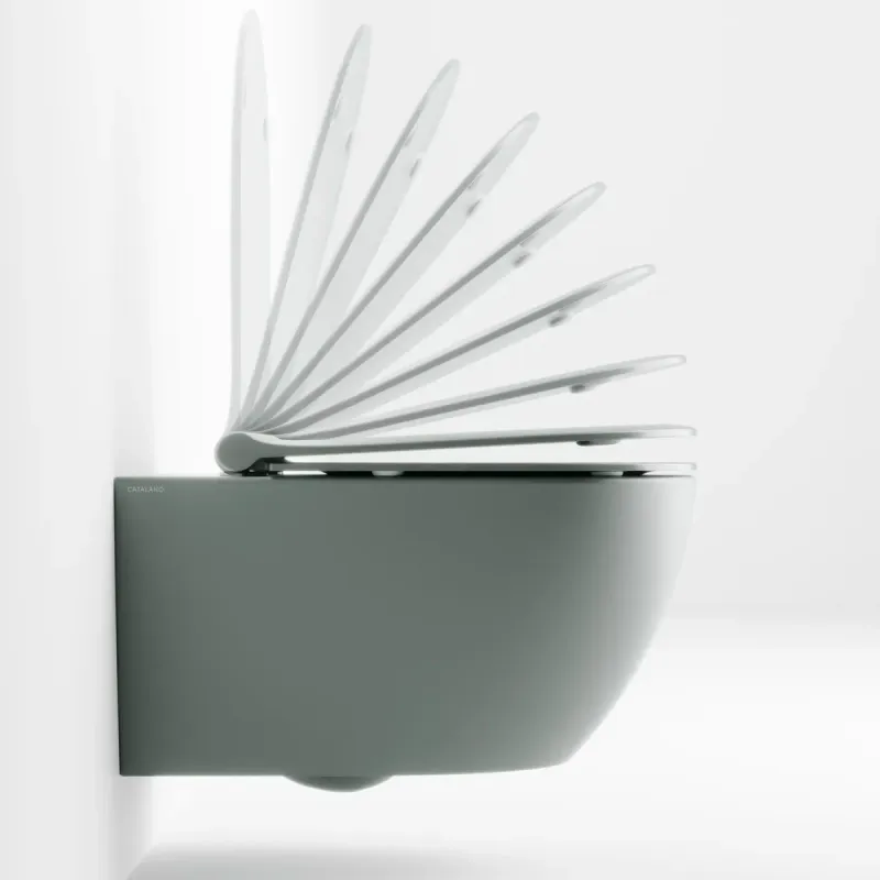Catalano Zero/Sfera 50/52/55 Silentech Toalettsete med Soft-Close og Quick-Release - Hvit