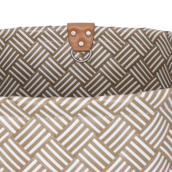 Hovedbilde Handed By Leisure bag brede remmer khaki with stripes størrelse XL ...
