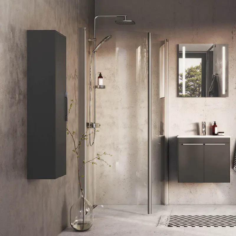 Contura Shower Space buede dører for dusjhjørne
