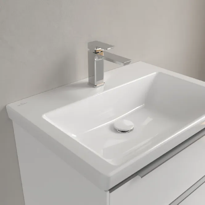 Hovedbilde Villeroy & Boch Subway 3.0 enkel møbelservant 65 cm med kranhull