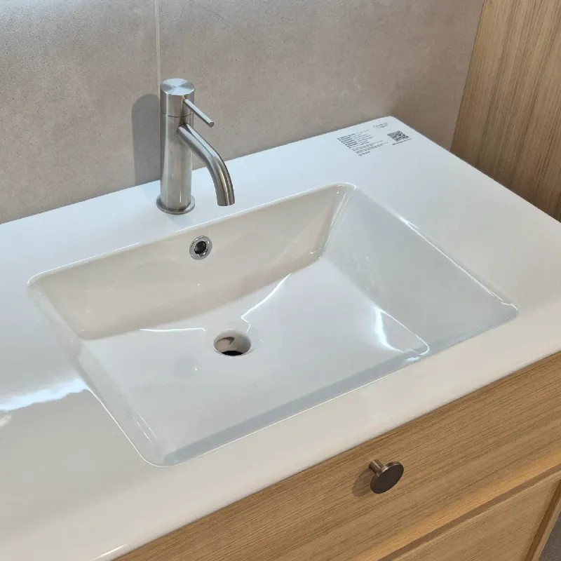 Quadro Bad Nordic Wood 80-100 cm Servantskap - med Servant