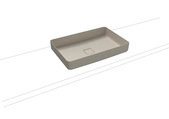 Hovedbilde Kaldewei MIENA Mod 3185 Toppmontert Servant, 58x38 cm, Warm Grey 10, ...