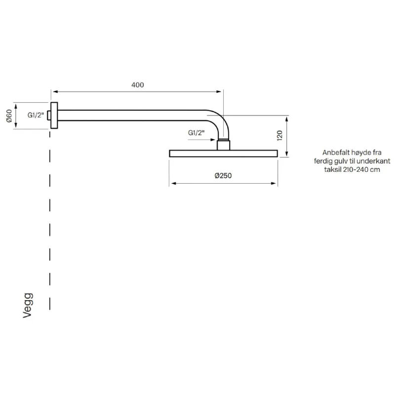 Tapwell BOX7368 ED2 takdusj innebygd